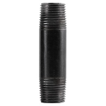 Black Welded Nipple, 1/2" x 5.5"