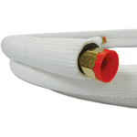 Ductless Lineset, 3/8" x 3/4" x 30', 1/2, White EZ-PULL