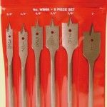 6 Pc Wood Drill Bit Kit