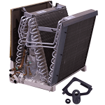 Flex Coil w/ Drainpan, 2R/20/17.5, Alum, Up