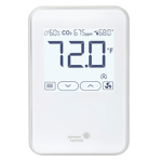 Temperature Sesnor, 2RH, Setpoint Disp, Wht, Jci Logo